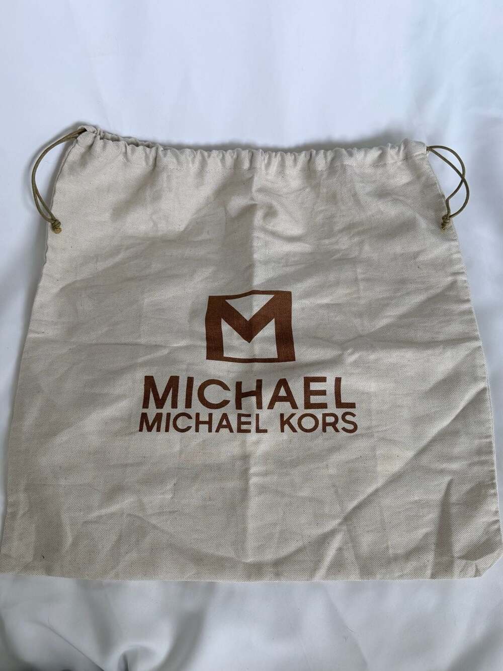 Michael Kors Cotton Drawstring Dust Bag Handbag Storage